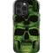Liquid Blue Green Skulls iPhone 13 Pro Impact Case