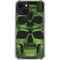 Liquid Blue Green Skulls iPhone 14 Plus Clear Case