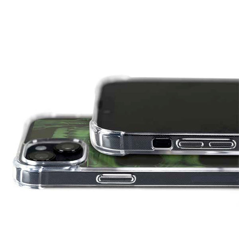 Liquid Blue Green Skulls iPhone 15 Plus MagSafe Case