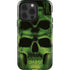 Liquid Blue Green Skulls iPhone 14 Pro Impact Case