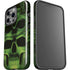 Liquid Blue Green Skulls iPhone 14 Pro Impact Case