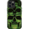 Liquid Blue Green Skulls iPhone 14 Pro Max Impact Case