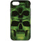 Liquid Blue Green Skulls iPhone 7 Pro Case