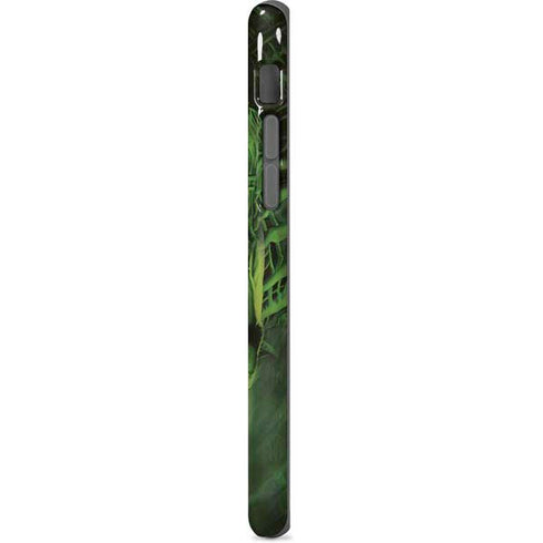 Liquid Blue Green Skulls iPhone 8 Pro Case
