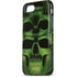Liquid Blue Green Skulls iPhone 8 Pro Case