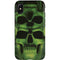 Liquid Blue Green Skulls iPhone X Pro Case