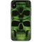 Liquid Blue Green Skulls iPhone X Skin