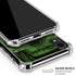 Liquid Blue Green Skulls iPhone XR Clear Case