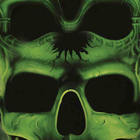 Liquid Blue Green Skulls iPhone XS Max Skin