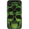 Liquid Blue Green Skulls iPhone XS Pro Case