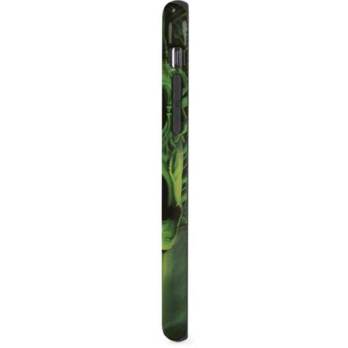 Liquid Blue Green Skulls iPhone XS Pro Case