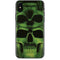 Liquid Blue Green Skulls iPhone XS Skin
