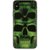 Liquid Blue Green Skulls iPhone XS Skin