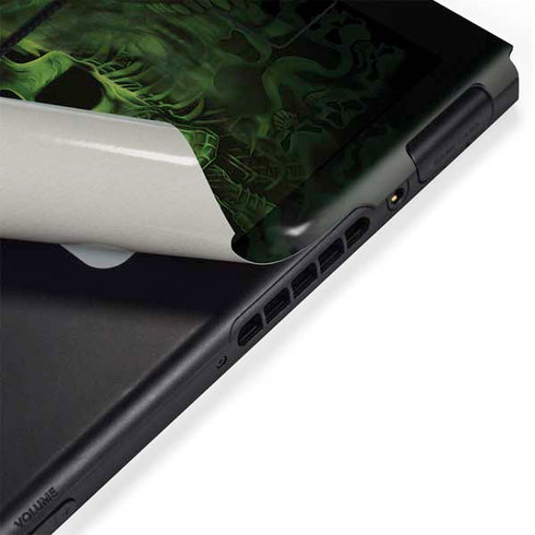 Liquid Blue Green Skulls Nintendo Switch Bundle Skin