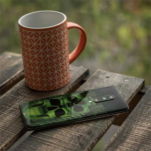 Liquid Blue Green Skulls OnePlus 7 Pro Skin