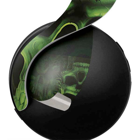 Liquid Blue Green Skulls PULSE 3D Wireless Headset for PS5 Skin