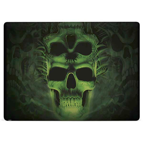 Liquid Blue Green Skulls Surface Laptop 2 Skin