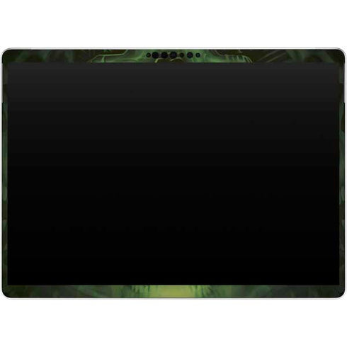 Liquid Blue Green Skulls Surface Pro 8 Skin