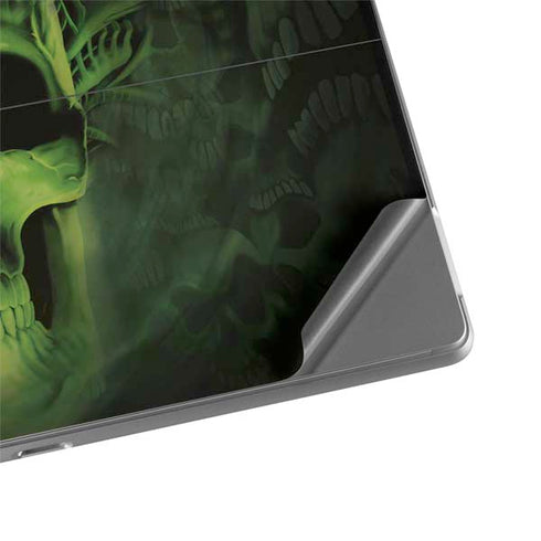 Liquid Blue Green Skulls Surface Pro 8 Skin