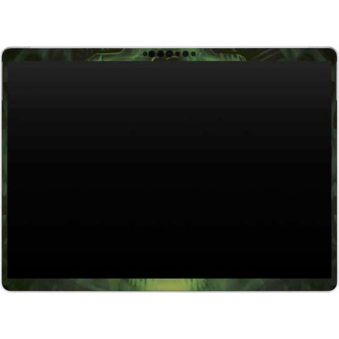 Liquid Blue Green Skulls Surface Pro 9 Skin