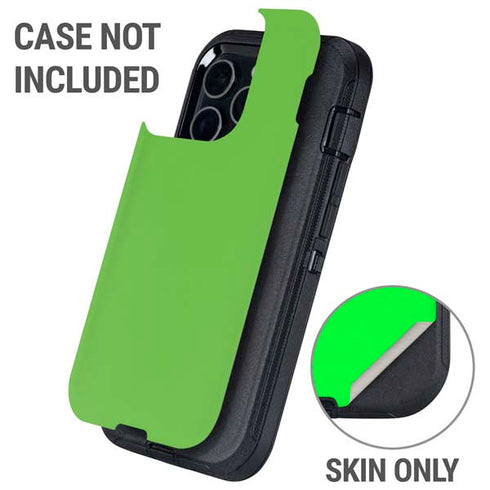 Green Otterbox Defender iPhone Skin