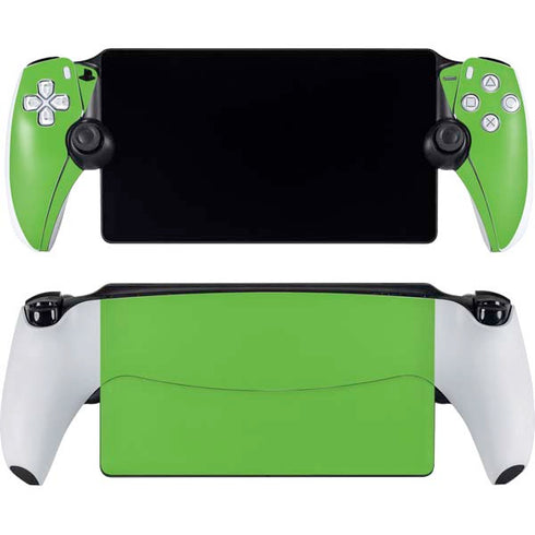 Green PlayStation Portal Remote Player Skin