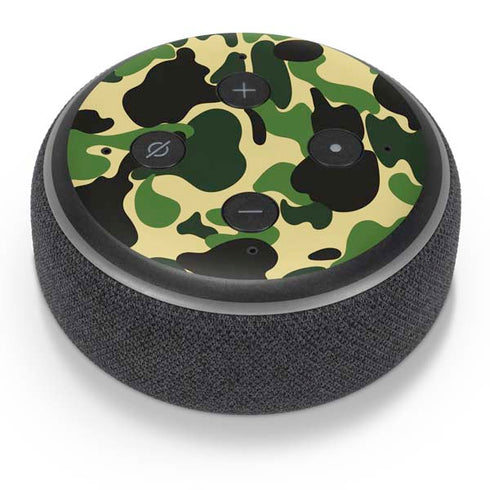 Green Street Camo Amazon Echo Dot Skin