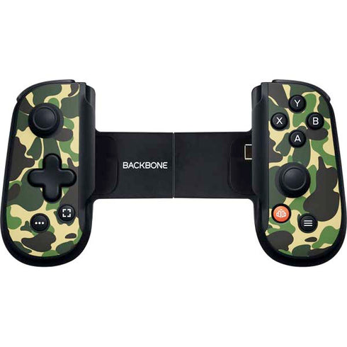 Green Street Camo Backbone One for iPhone Game Controller Skin