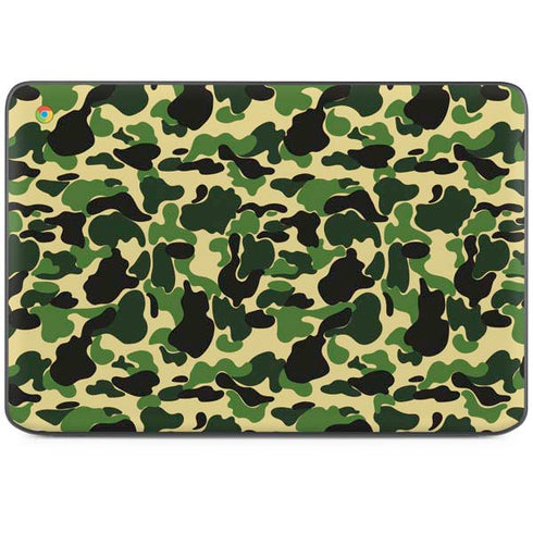 Green Street Camo HP Chromebook Skin