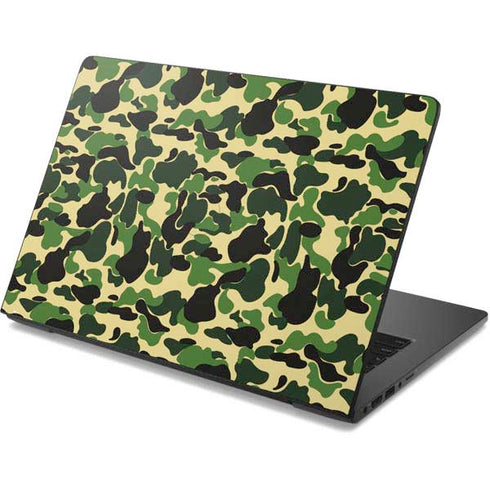 Green Street Camo Dell Chromebook Skin