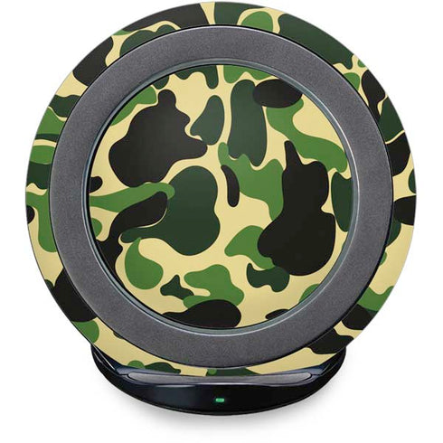 Green Street Camo Fast Charge Wireless Charging Stand Skin