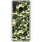 Green Street Camo Galaxy A21 Clear Case