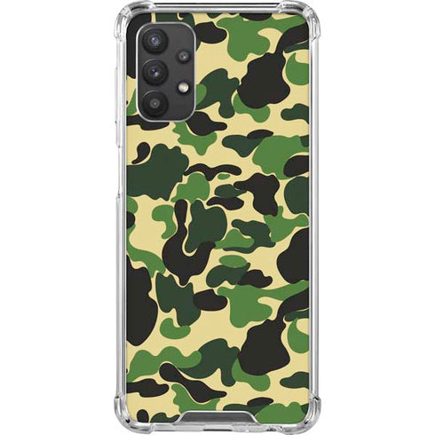 Green Street Camo Galaxy A32 5G Clear Case