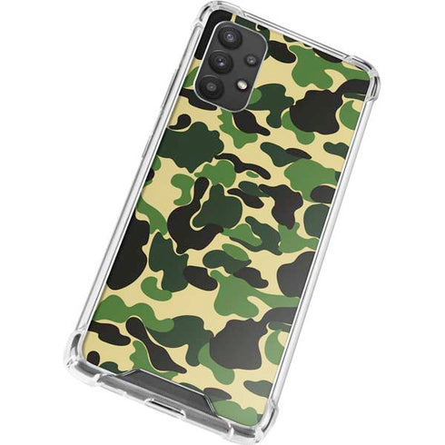 Green Street Camo Galaxy A32 5G Clear Case