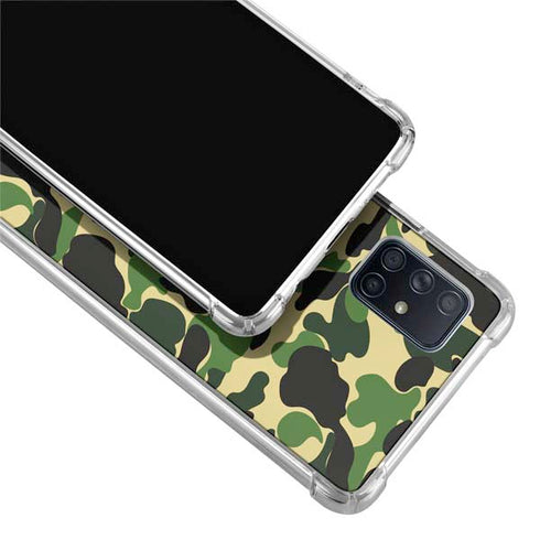 Green Street Camo Galaxy A51 5G Clear Case