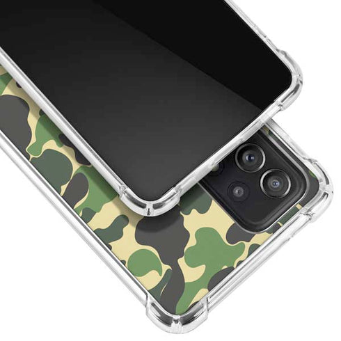 Green Street Camo Galaxy A52 5G Clear Case