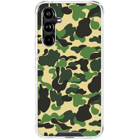 Green Street Camo Galaxy A54 5G Clear Case