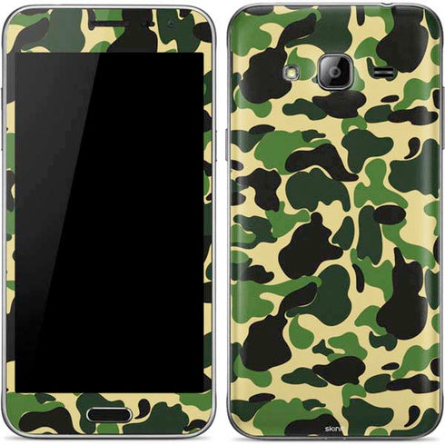 Green Street Camo Galaxy J3 Skin
