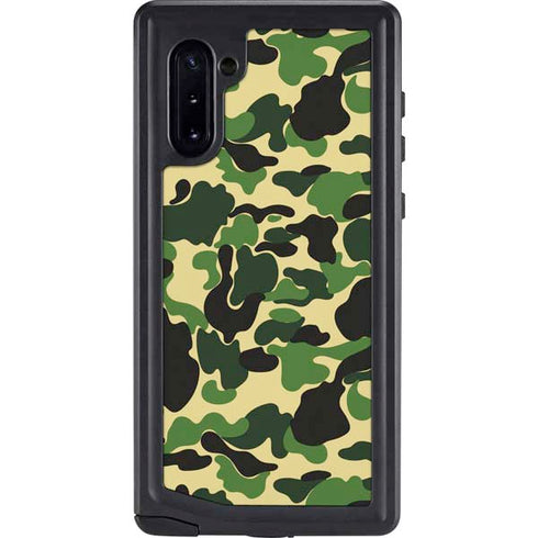 Green Street Camo Galaxy Note 10 Waterproof Case