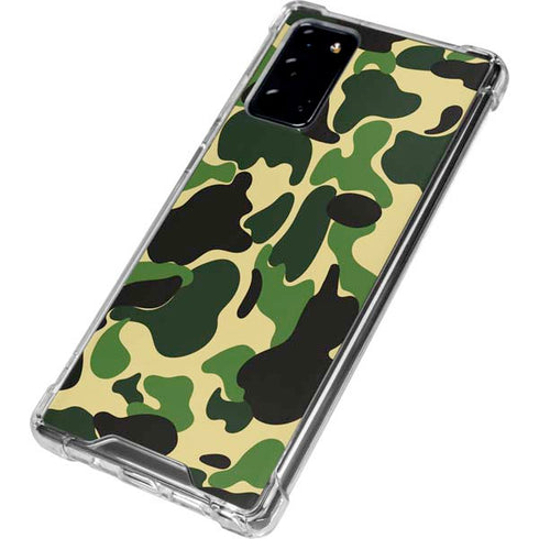 Green Street Camo Galaxy Note20 5G Clear Case