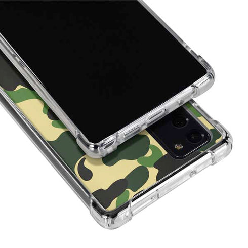 Green Street Camo Galaxy Note20 5G Clear Case