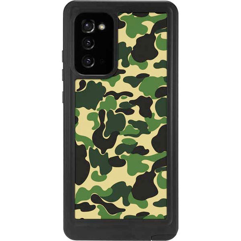 Green Street Camo Galaxy Note20 5G Waterproof Case