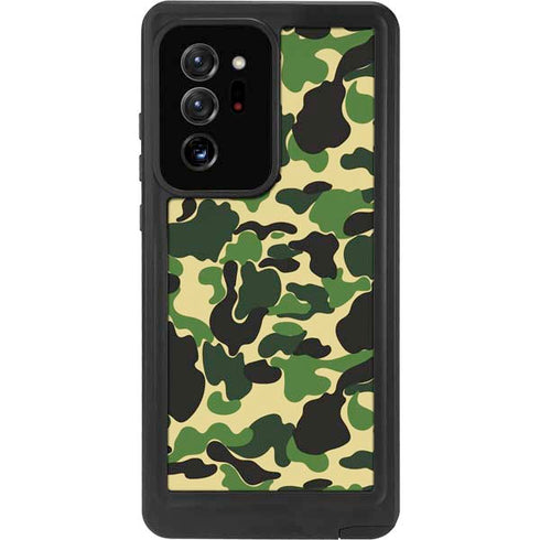 Green Street Camo Galaxy Note20 Ultra 5G Waterproof Case