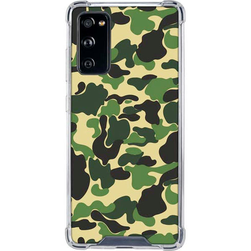 Green Street Camo Galaxy S20 FE Clear Case