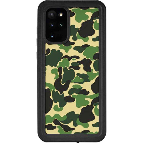 Green Street Camo Galaxy S20 Plus Waterproof Case