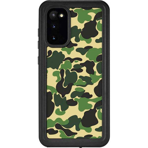 Green Street Camo Galaxy S20 Waterproof Case