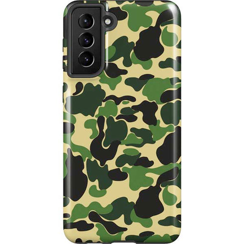 Green Street Camo Galaxy S21 FE Pro Case