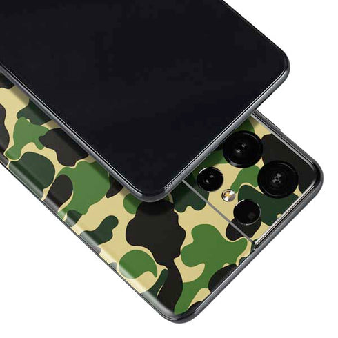 Green Street Camo Galaxy S21 Ultra 5G Skin