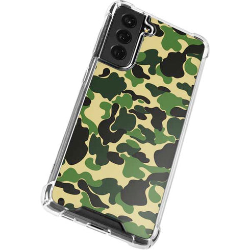 Green Street Camo Galaxy S22 Clear Case