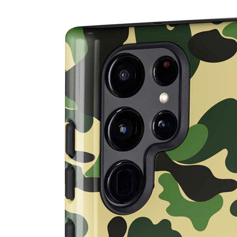 Green Street Camo Galaxy S22 Ultra Pro Case
